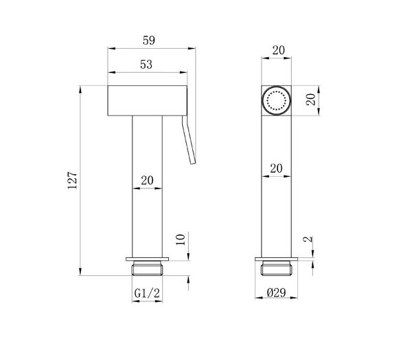 гигиеническая лейка ALLEN BRAU INFINITY